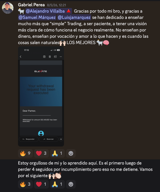 Retiro de Gabriel Perea — estudiante de Nexus